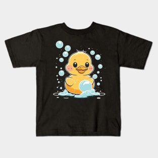 Rubber Duck And Duckling Men Women Kids Kids T-Shirt